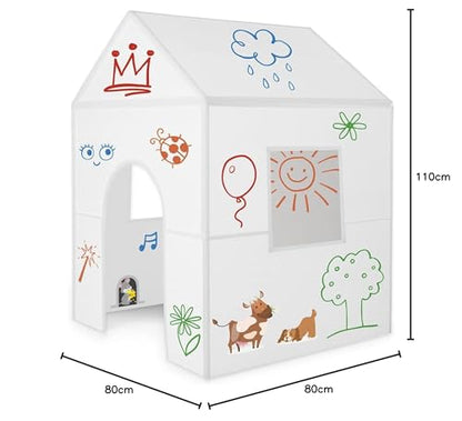 Imagine Playhouse Mal-Spielhaus – Abwischbar Indoor & Outdoor