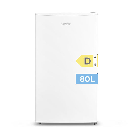 Comfee RCD80WH3(E) Kühlschrank mit Gefrierfach - 80L Weiss. Dieser kompakte, weiße Kombi-Kühlschrank kühlt Lebensmittel und Gefriergut.
