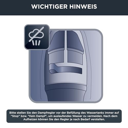 Rowenta Focus Excel DW5325 Dampfbügeleisen – schwarz/kupfer