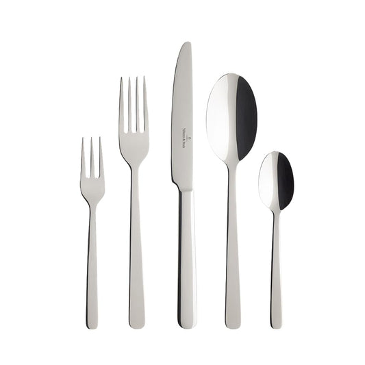 Villeroy & Boch Louis Besteckset – 30-tlg. Edelstahl Platin