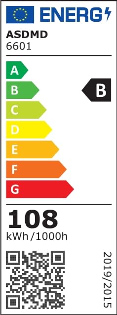 Moderne LED Deckenleuchte Rechteckig Dimmbar - Weiss 80cm