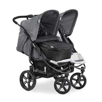 Hauck Roadster Duo SLX Zwillingswagen - Grau/Silber