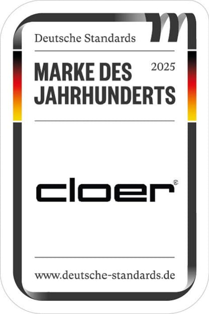 Cloer 180 Waffeleisen für eine Herzwaffel – schwarz