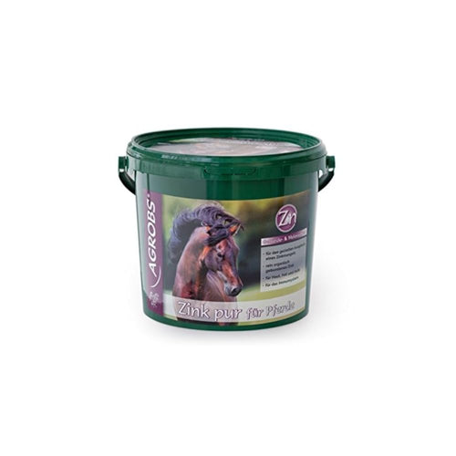 Agrobs Zink Pur Ergänzungsfuttermittel für Pferde, 3 kg – Zinkpellets Ø 3 mm, getreide- und melassefrei