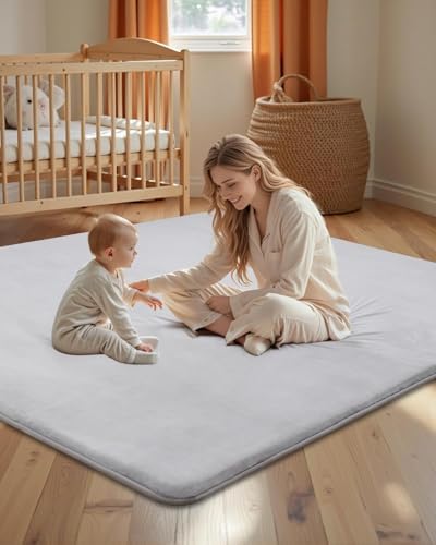 Favodormir Baby Krabbelmatte Dick 150x180x3cm - Grau