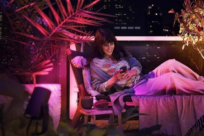 Philips Hue Lily Gartenstrahler Basis Set 3er Pack Schwarz