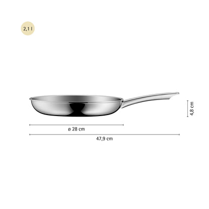 WMF Profi Resist Bratpfanne 28 cm, beschichtet, Induktion