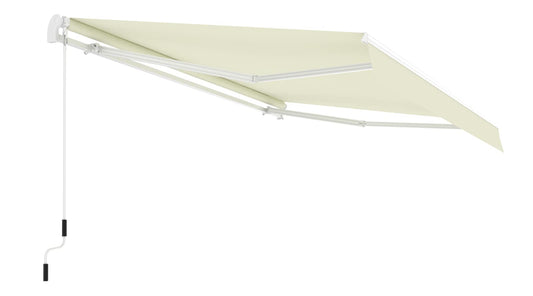 Jet-Line Gelenkarm Markise - Sunconnect beige 3x2.5m. Beiges, ausfahrbares Tuch. Bietet Sonnenschutz für Terrasse/Balkon.