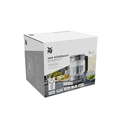 WMF Küchenminis 2in1 Vario Wasserkocher Teekocher Glas 1,0l