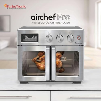 TurboTronic Mini Backofen 4in1 Heissluft – 32L Silber