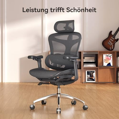 SIHOO Doro C300 Ergonomischer Bürostuhl Homeoffice Schwarz