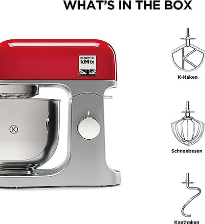 Kenwood kMix KMX750RD Küchenmaschine - 5 Liter, Rot
