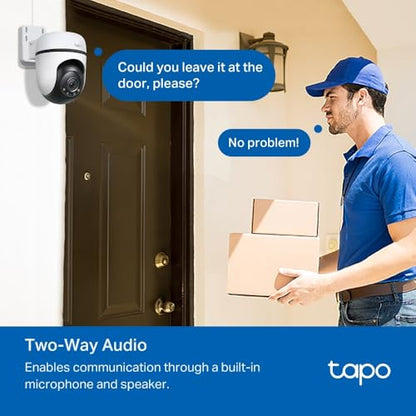 Tapo C52A Aussenkamera 360° 2K 4MP Starlight Nachtsicht