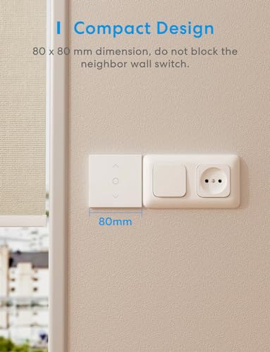 meross WLAN Rolladenschalter HomeKit Alexa Google - 4er Pack