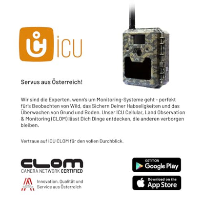 icuserver ICU CLOM Cam 5 Wildkamera 4G – Full HD mit App-Steuerung