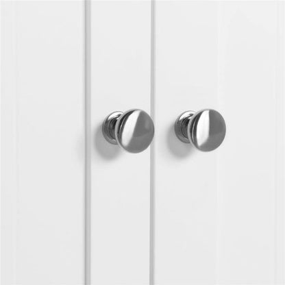 Yaheetech Badschrank mit Schublade und Doppeltür – Weiss