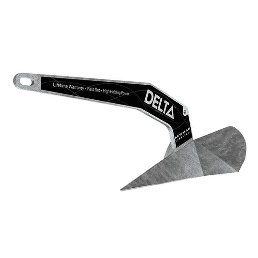 Lewmar Delta Verzinkter Bootsanker – 6 kg (14 lb). Verzinkter Delta-Anker zum sicheren Verankern von Booten.