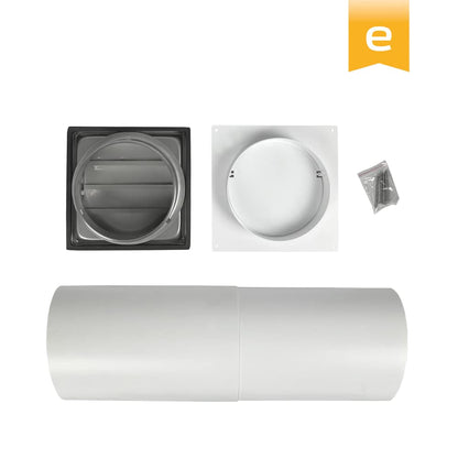 EASYTEC® Standard Mauerkasten Abluft Edelstahl Ø 150 mm