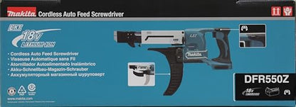 Makita DFR550Z Akku-Magazinschrauber - 18V Solo 25-55mm