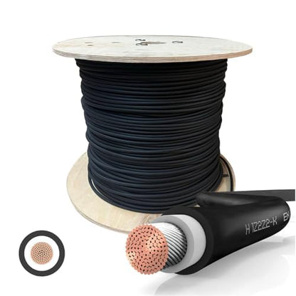 SOLARTRONICS Solarkabel Meterware - 4mm² 100m Schwarz