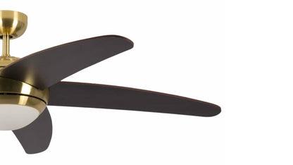 Melton Wanaque Deckenventilator mit Beleuchtung - Messing, 132 cm
