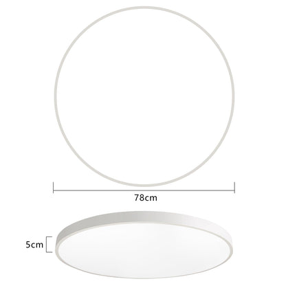 JDONG LED Deckenleuchte 90W Ø78cm - Dimmbar mit Fernbedienung