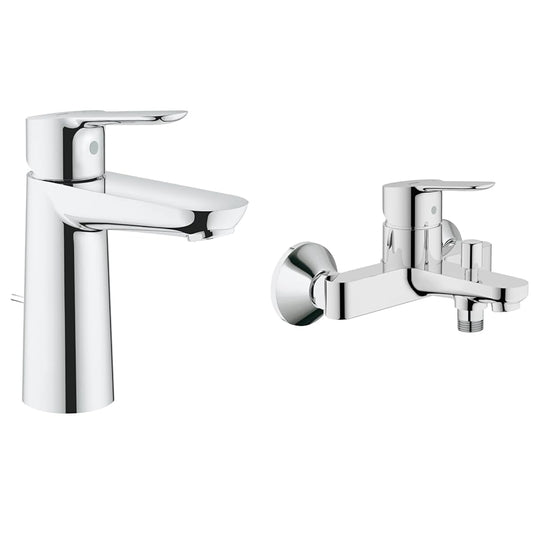 GROHE BauEdge Einhand-Wannenbatterie und BauEdge Einhand-Waschtischbatterie