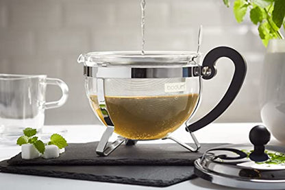 Bodum CHAMBORD Teebereiter 1.0L Edelstahl glänzend