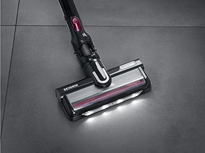 Severin HV 7168 Akku-Staubsauger 2in1 - Schwarz/Rot