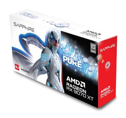 Sapphire Pure Radeon RX 9070 XT Grafikkarte 16GB OC