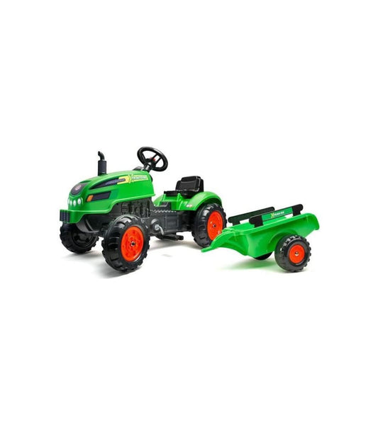 Falk Traktor mit Pedalen & Anhänger X-Tractor – Grün 2048AB