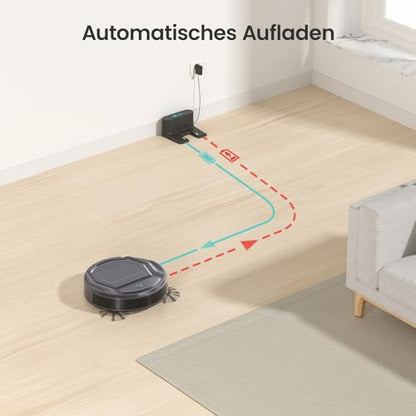 LEFANT M210PG Saugroboter – WLAN, Alexa, Tierhaare, 2200 Pa