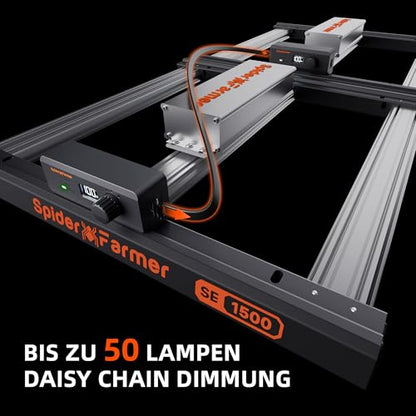 Spider Farmer SE1500 LED Grow Lampe Samsung 301H EVO 70x70CM