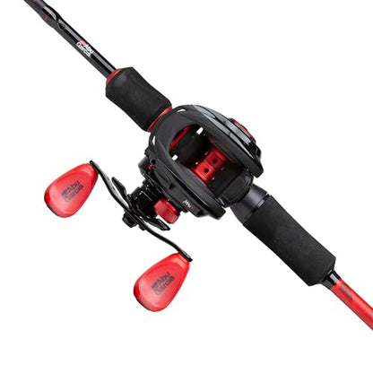 Abu Garcia MAX X Raubfisch Baitcast Combo - Black/Red