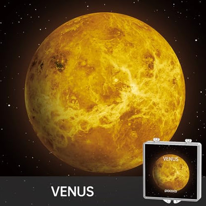 POCOCO Galaxy Projector Scheiben - 8er-Set Sonnensystem 5K UHD