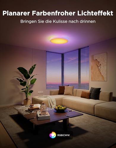 Govee Smart LED Deckenlampe RGBIC - Matter Ø38cm