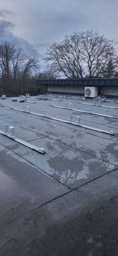 Avoltik 4er Set Solarmodul Flachdach Halterung ohne Bohren