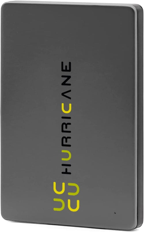 HURRICANE MD25C3 Externe Festplatte 1TB USB-C - Grau. Graues, kompaktes Gehäuse zur mobilen Datenspeicherung via USB-C.