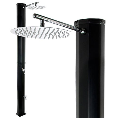 Steinkirch Solar Gartendusche 35L – Ø 300mm Edelstahl
