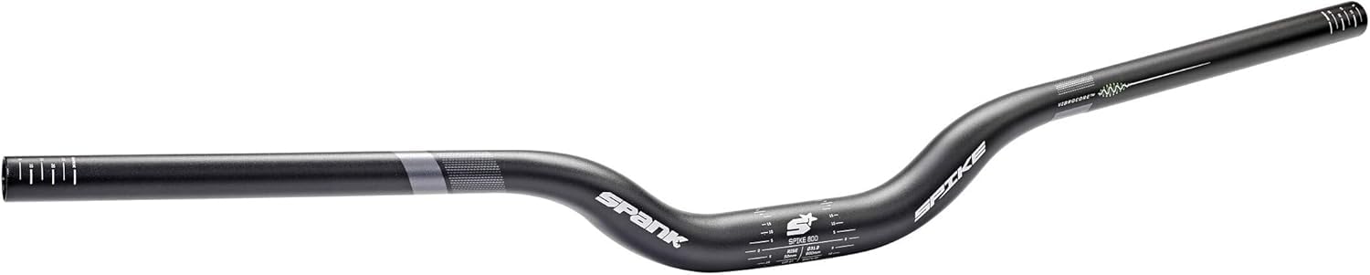 Spank Spike 800 Vibrocore Lenker LTD - 50mm Rise Schwarz/Grau. Schwarzer/grauer MTB-Lenker mit 50mm Rise. Dämpft Vibrationen für präzise Lenkung.