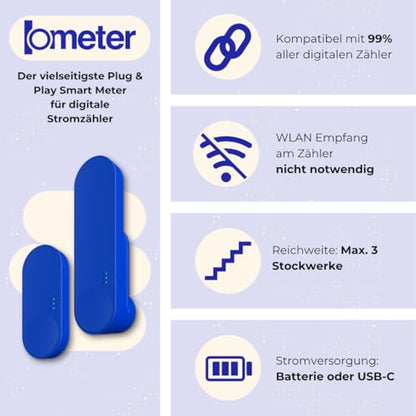 Smart Meter IR Lesekopf WLAN – Stromzähler Ausleser HA USB/Batt.