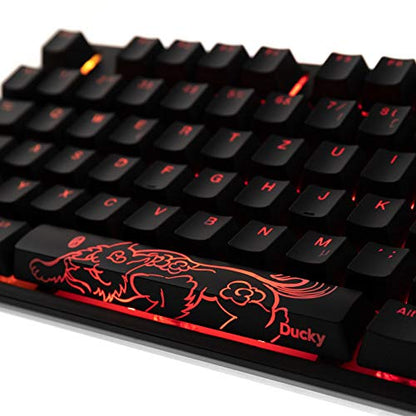 Ducky One 2 TKL RGB Gaming Tastatur MX-Red - Schwarz
