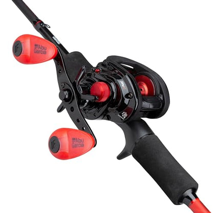 Abu Garcia MAX X Raubfisch Baitcast Combo - Black/Red