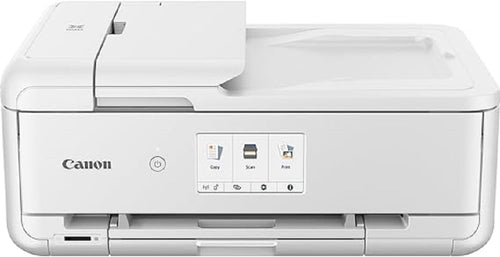 Canon PIXMA TS9551Ca Multifunktionsdrucker - A3 Weiss. Weisser, kompakter Multifunktionsdrucker. Druckt, scannt, kopiert bis A3.