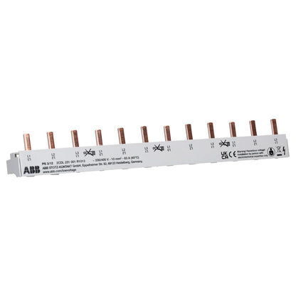 ABB S201-B16 Leitungsschutzschalter Set 12x 16A + Phasenschiene PS3/12
