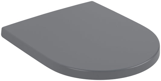 Villeroy & Boch Subway 3.0 WC-Sitz Absenkautomatik D-Form Graphite matt. Dient der bequemen Nutzung des Toilettenbeckens und schließt sanft.