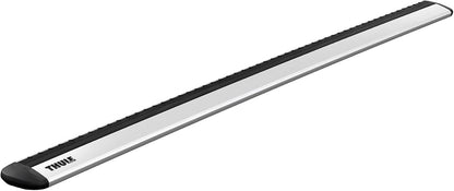 Thule Evo Dachträger Set – Raised Rail Fussatz Schwarz & WingBar 135cm Silber