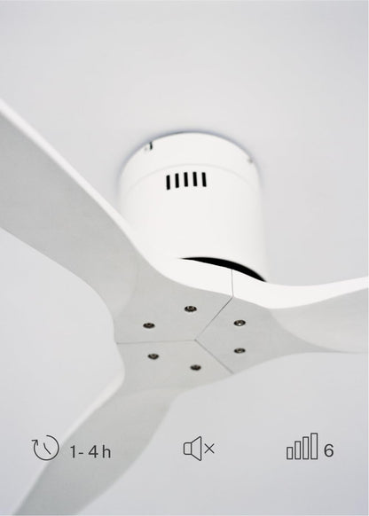 CREATE WINDCALM Deckenventilator – Weiss mit Fernbedienung