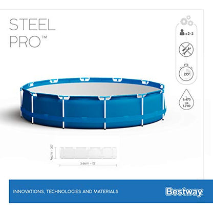 Bestway Steel Pro Frame Pool-Set Ø 366x76cm Blau