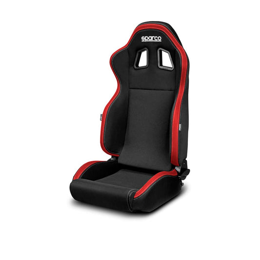 SPARCO R100 MY22 Sportsitz Verstellbar - Schwarz/Rot